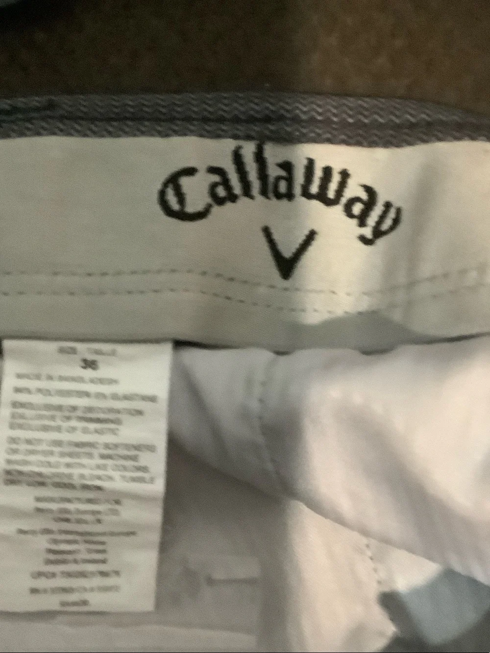 Callaway Men's Heathered Charcoal Golf Shorts